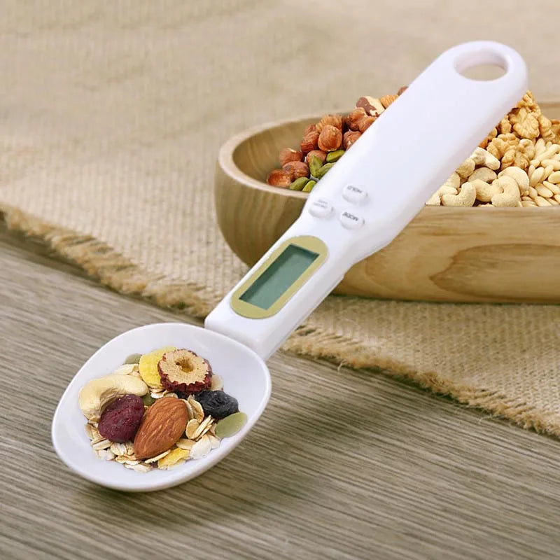 500g/0.1g Portable LCD Échelle numérique de cuisine Cuillère à mesurer Gramme Cuillère électronique Poids Volumn Balance alimentaire Nouveau Haute qualité