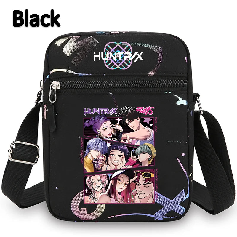 Le portefeuille Kpop, la ceinture K Pop Warriors, la pochette, le sac à bandoulière, le daypack, le sac à bonbons, les épaules, les chasseurs de monstres, le groupe de filles