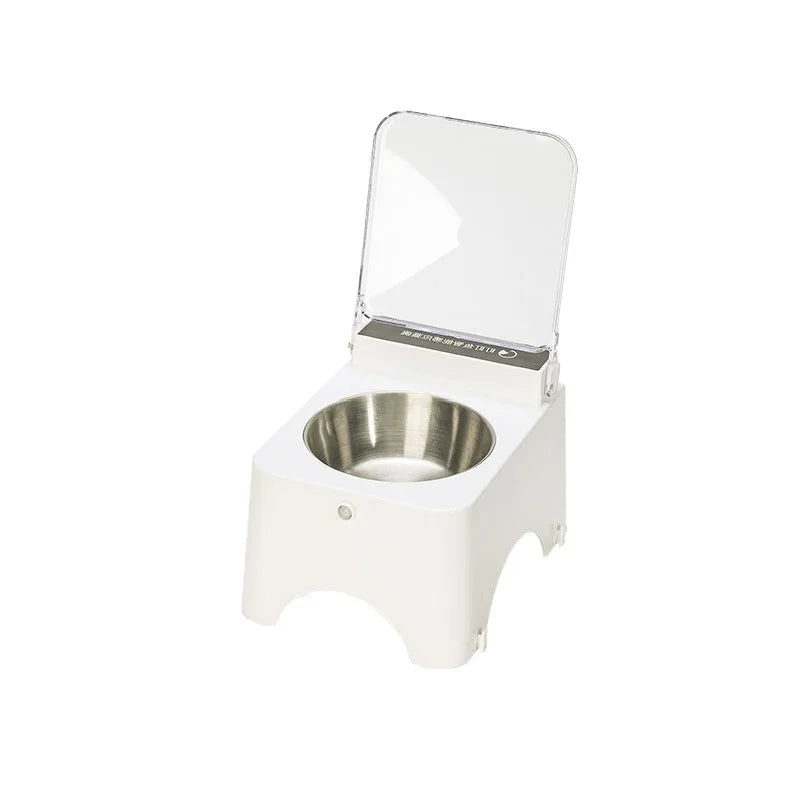 Bol intelligent pour chat, bol pour animaux de compagnie, distributeur de nourriture pour chat et chien, capteur infrarouge, couvercle à ouverture automatique, distributeur de nourriture pour chat anti-souris