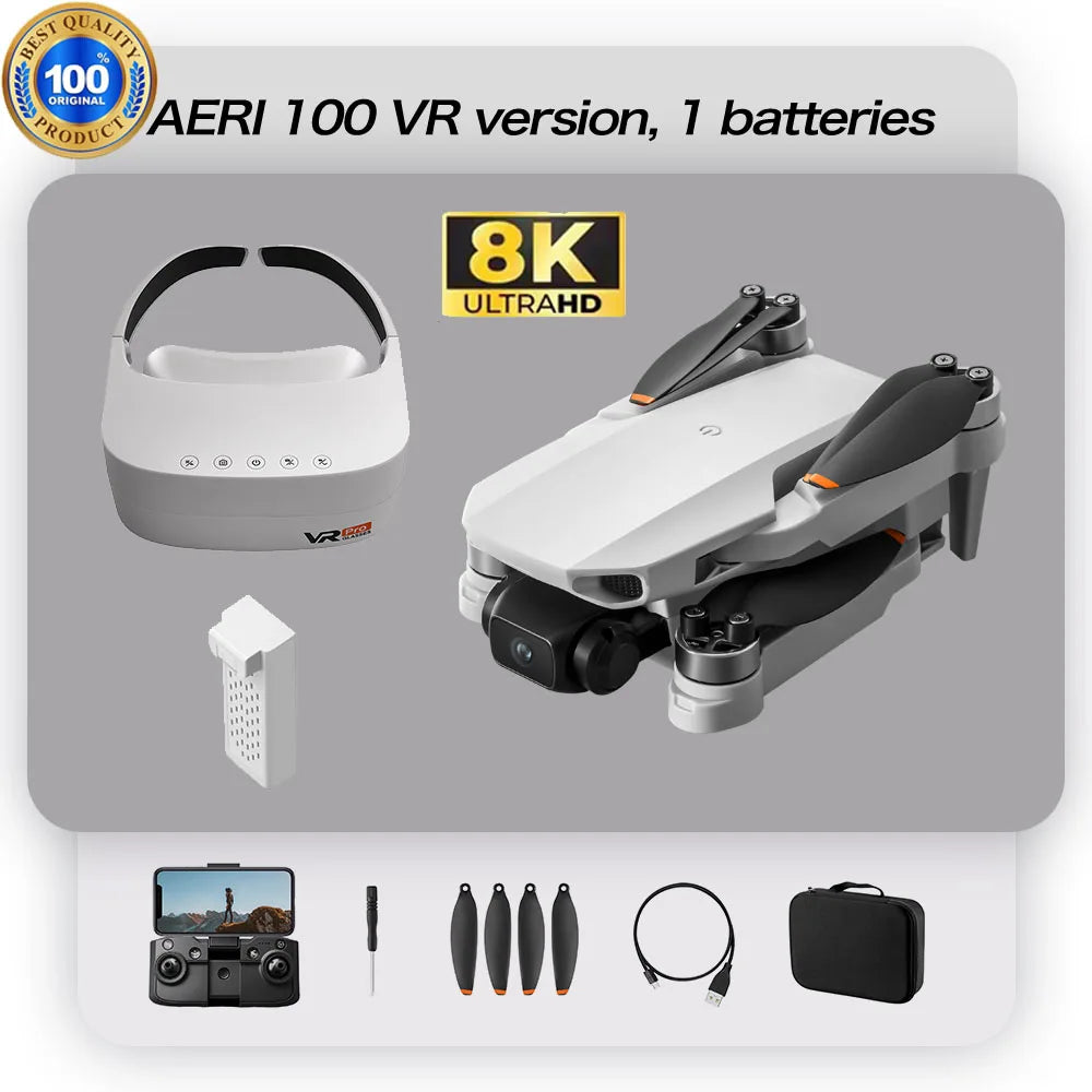 VR Lunettes Télécommande Fold Photographie aérienne Quadcopter Avion Jouets Nouveau