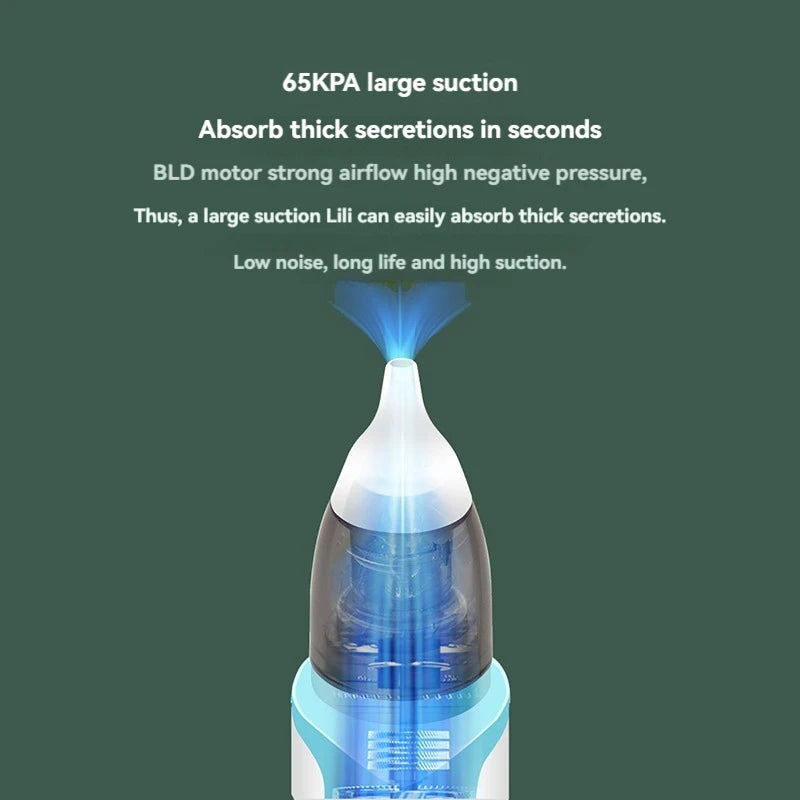 2026 Nouveau modèle d’aspirateur nasal électrique pour bébé pour la version de charge néonatale, outil d’aspiration pour prévenir la congestion nasale