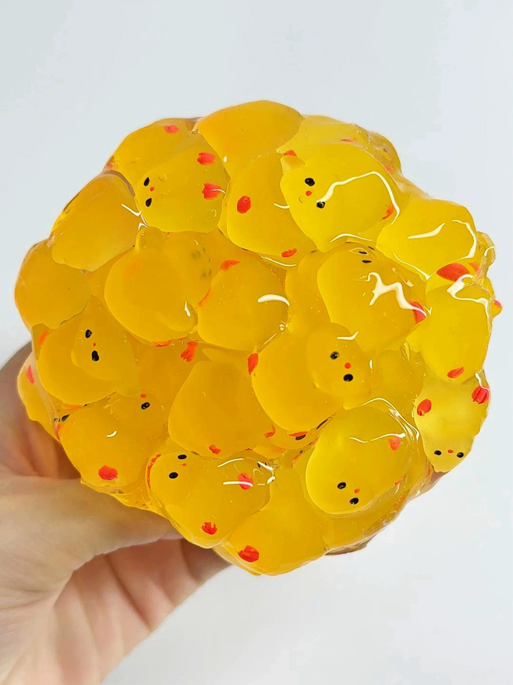 Soft Fluffy Yellow Chick Squishy Toy Slow Rising Stress Relief Squeeze Fidget Toy For Anxiety Birthday Gift Classroom Prize