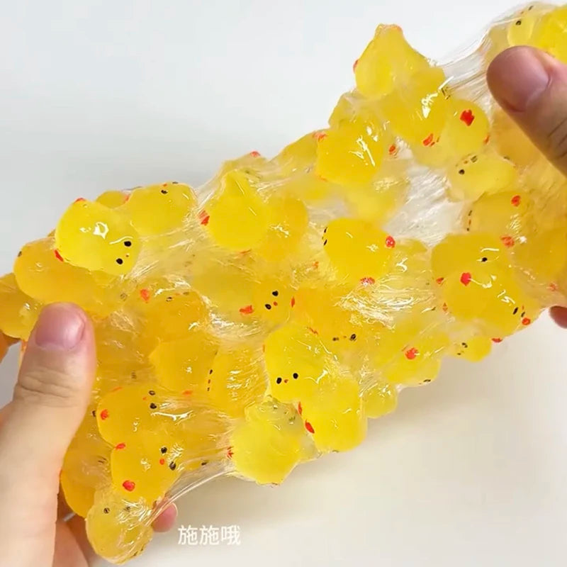 Soft Fluffy Yellow Chick Squishy Toy Slow Rising Stress Relief Squeeze Fidget Toy For Anxiety Birthday Gift Classroom Prize