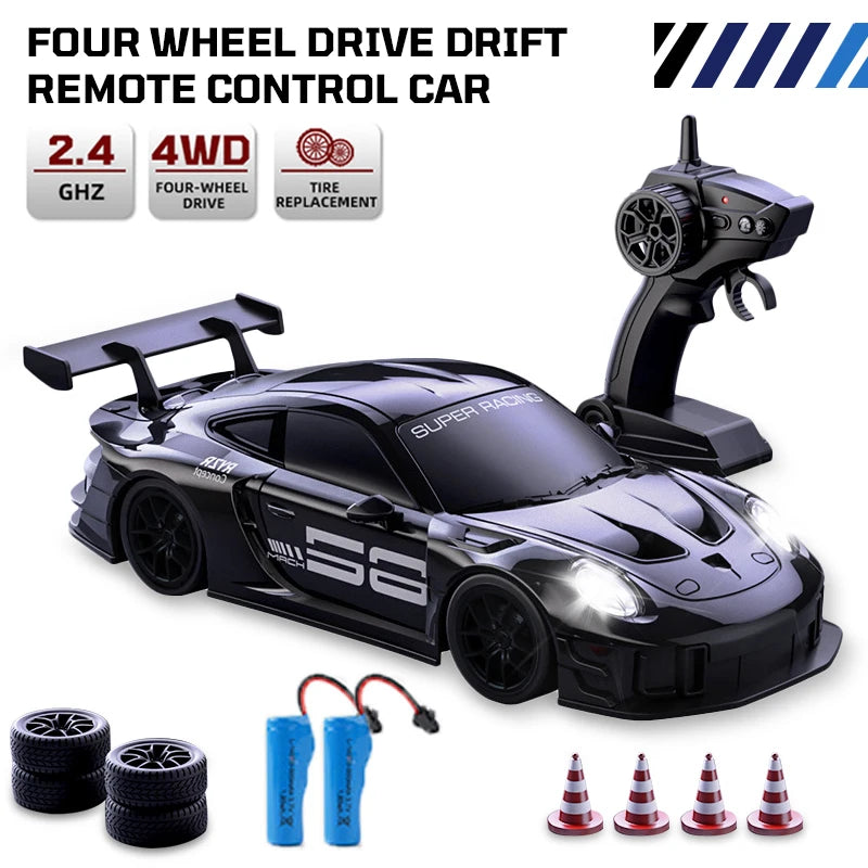 4WD RC Télécommande de voiture Voitures 2.4G Radio High Speed Drift Racing Camion à grande vitesse RTR Véhicule jouet Cadeau pour enfants