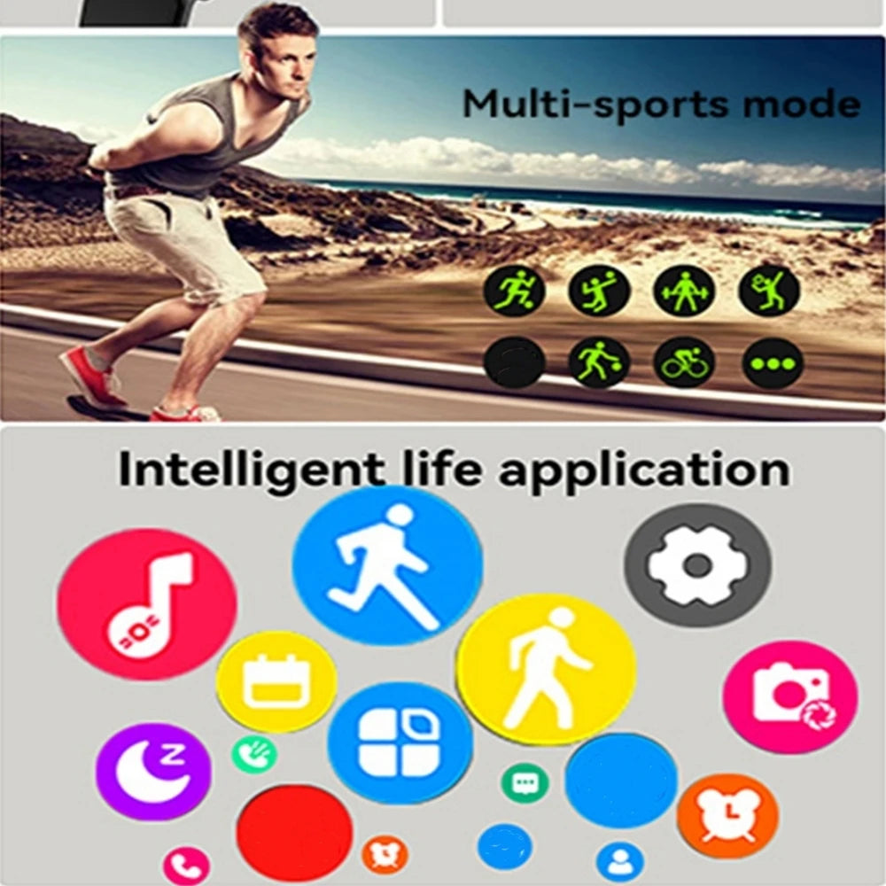 2026 Nouvelle montre intelligente  2,01 pouces HD, écran tactile complet, montre de sport, électronique, Bluetooth Talk, smartwatch