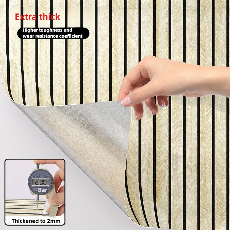 Papier peint épais brun en forme de grille, motif plaid, imperméable et résistant à l’humidité, idéal pour les murs, les plafonds, la décoration intérieure