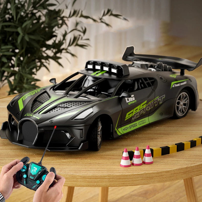 Voiture RC 4Ch à grande vitesse, télécommande, drift, voiture de course, voiture électrique, voiture de sport, véhicule jouet, modèle, jouets pour garçons, enfants, cadeau d’anniversaire
