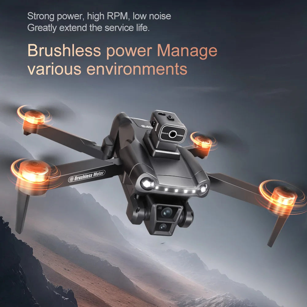 Lenovo V198Max GPS Drone 4K Professionnel 8K HD Deux caméras Moteur sans balais 5G WIFI FPV RC Quadcopter Hélicoptère avec jouet d’écran