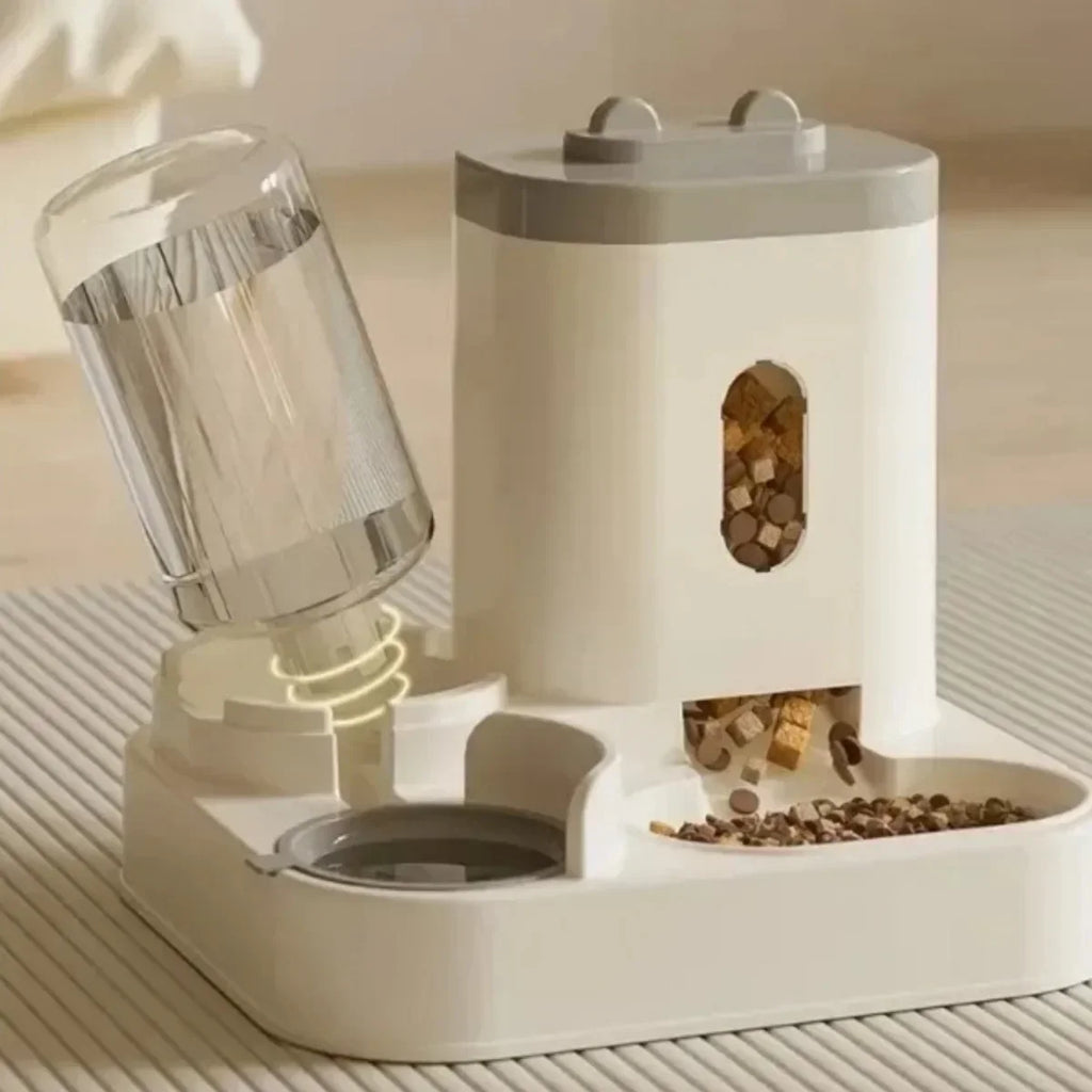 Distributeur automatique de nourriture pour chien, chat, bol avec fontaine d’eau, grande capacité, distributeur de nourriture pour animaux de compagnie, récipient pour chiots, accessoires pour animaux de compagnie