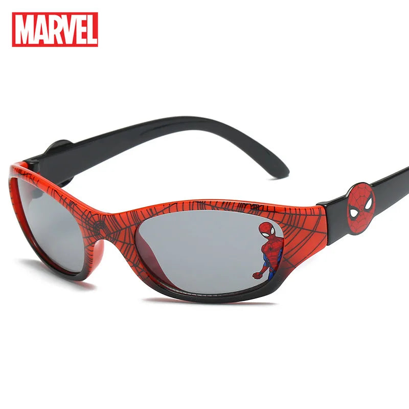 Marvel Spider-Man Enfants Lunettes de soleil Super-héros Anime Figurines Lunettes en plastique Jouets Dessin animé Mode Garçons Enfants Cadeaux d’anniversaire