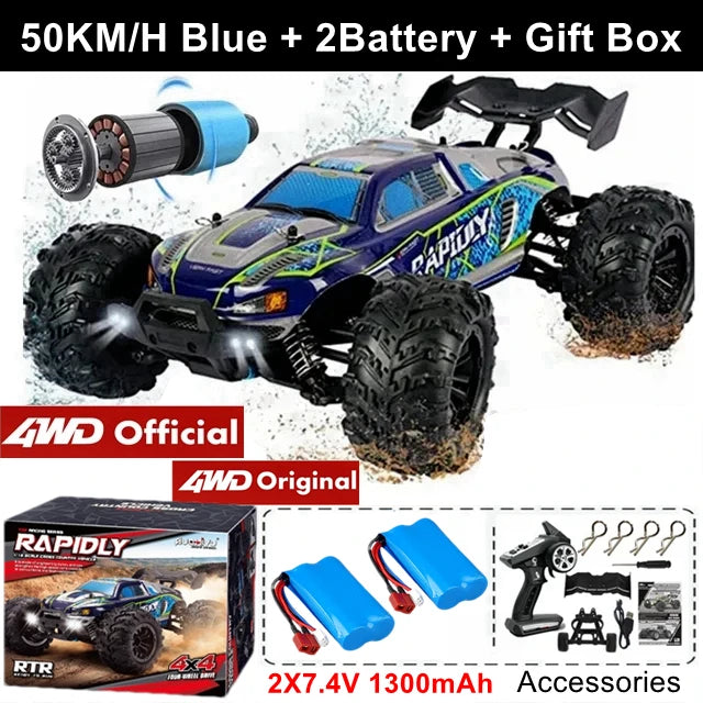 4X4 Éléctrique télécommandé Haute performance - Grande vitesse - Solide aux gros choc - Jouet