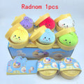 Boules de peluche en peluche, boules anti-stress, jouets sensoriels sur neige, simulation alimentaire, petits pains à la vapeur, boule de pâte pressée, cadeaux
