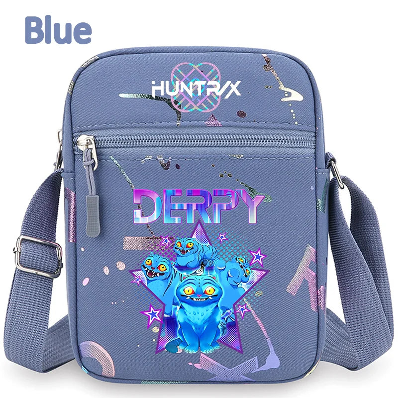 Le portefeuille Kpop, la ceinture K Pop Warriors, la pochette, le sac à bandoulière, le daypack, le sac à bonbons, les épaules, les chasseurs de monstres, le groupe de filles