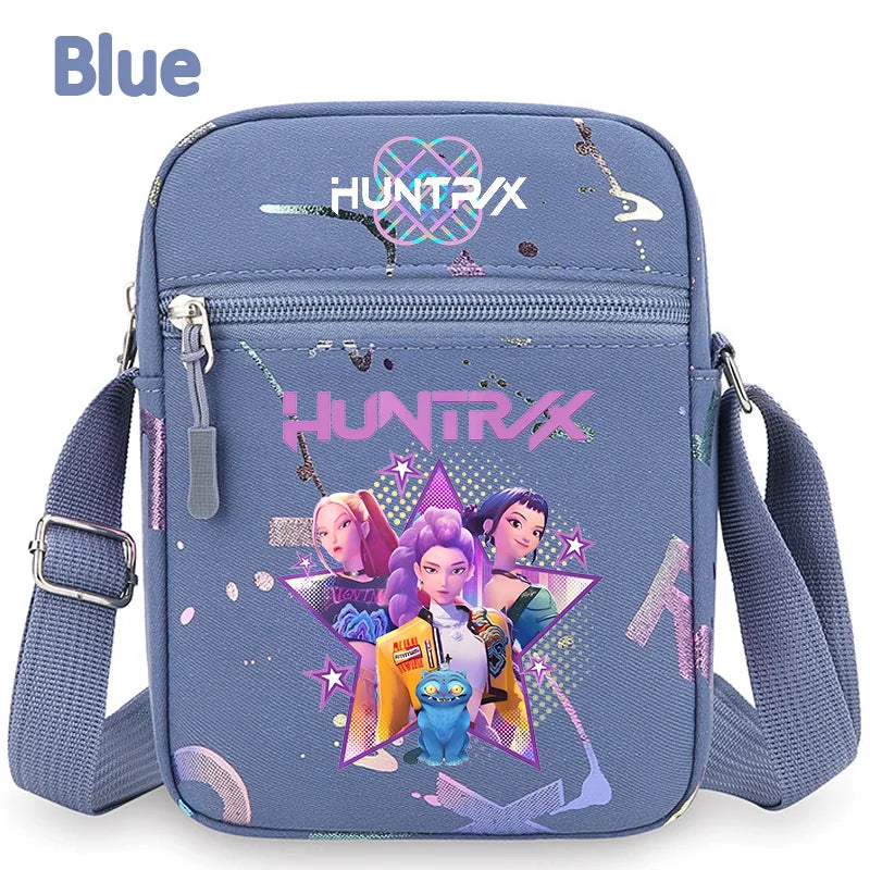 Le portefeuille Kpop, la ceinture K Pop Warriors, la pochette, le sac à bandoulière, le daypack, le sac à bonbons, les épaules, les chasseurs de monstres, le groupe de filles