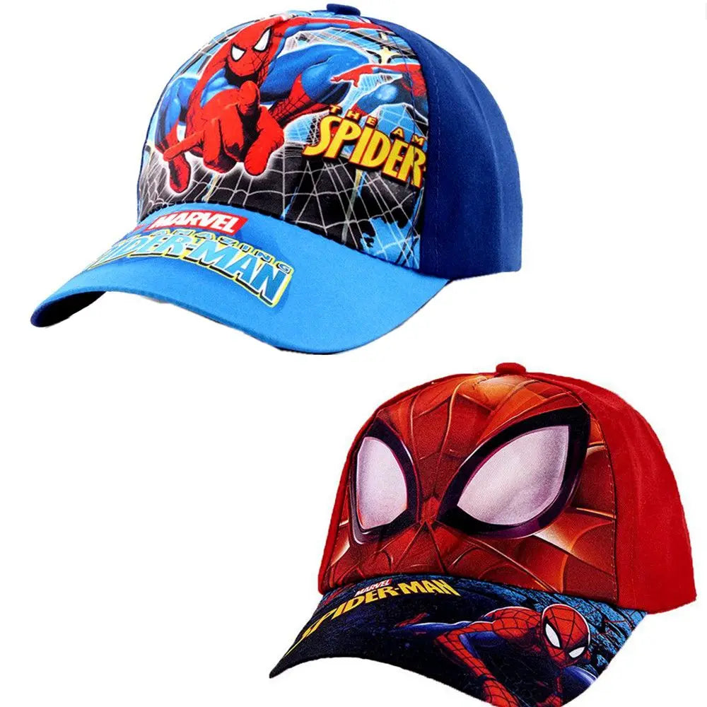 1 casquette de baseball de dessin animé SPIDERMAN PC, figurines d’action Spider Man, chapeau super-héros, fournitures de fête, jouet cadeau