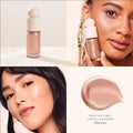 Rare Beauty Powder Blush Highlight Stick Highlighter Mirror Long-Lasting Glowing Face Makeup Set for Natural Radiant Finish