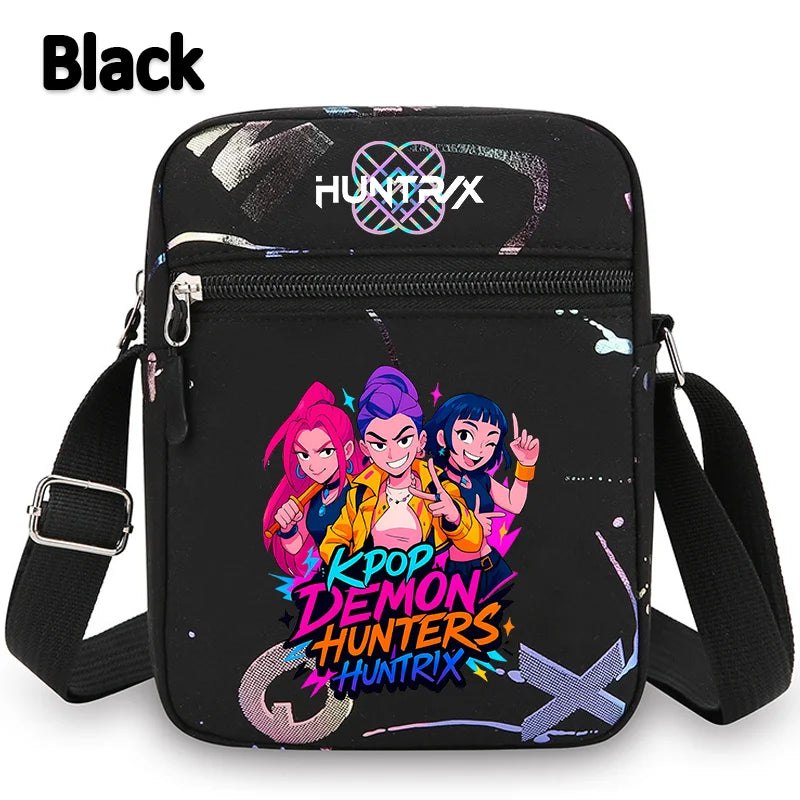 Le portefeuille Kpop, la ceinture K Pop Warriors, la pochette, le sac à bandoulière, le daypack, le sac à bonbons, les épaules, les chasseurs de monstres, le groupe de filles