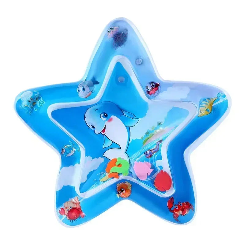 Tapis de jeu gonflable pour bébé en PVC, coussin gonflable, temps passé sur le ventre, matelas d’eau pour tout-petits, éducation précoce, développement d’activité, jouets