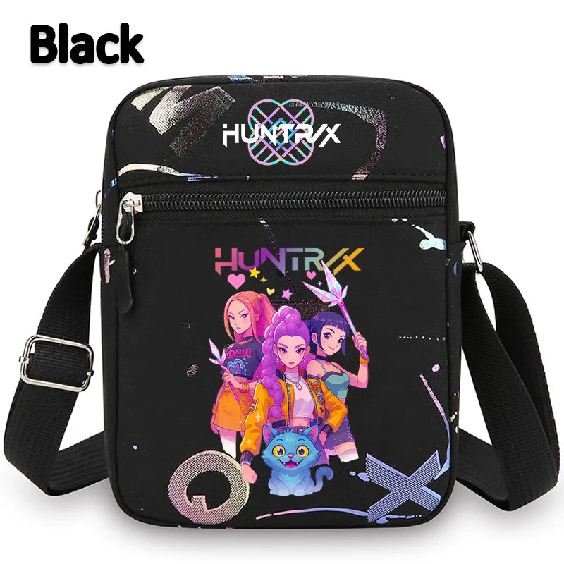 Le portefeuille Kpop, la ceinture K Pop Warriors, la pochette, le sac à bandoulière, le daypack, le sac à bonbons, les épaules, les chasseurs de monstres, le groupe de filles