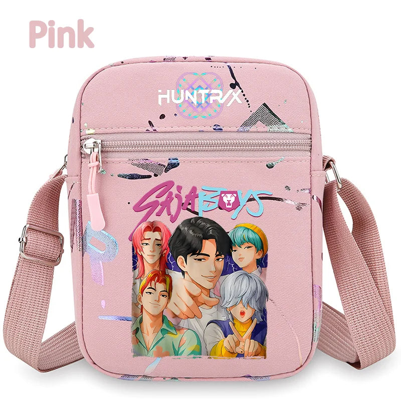 Le portefeuille Kpop, la ceinture K Pop Warriors, la pochette, le sac à bandoulière, le daypack, le sac à bonbons, les épaules, les chasseurs de monstres, le groupe de filles
