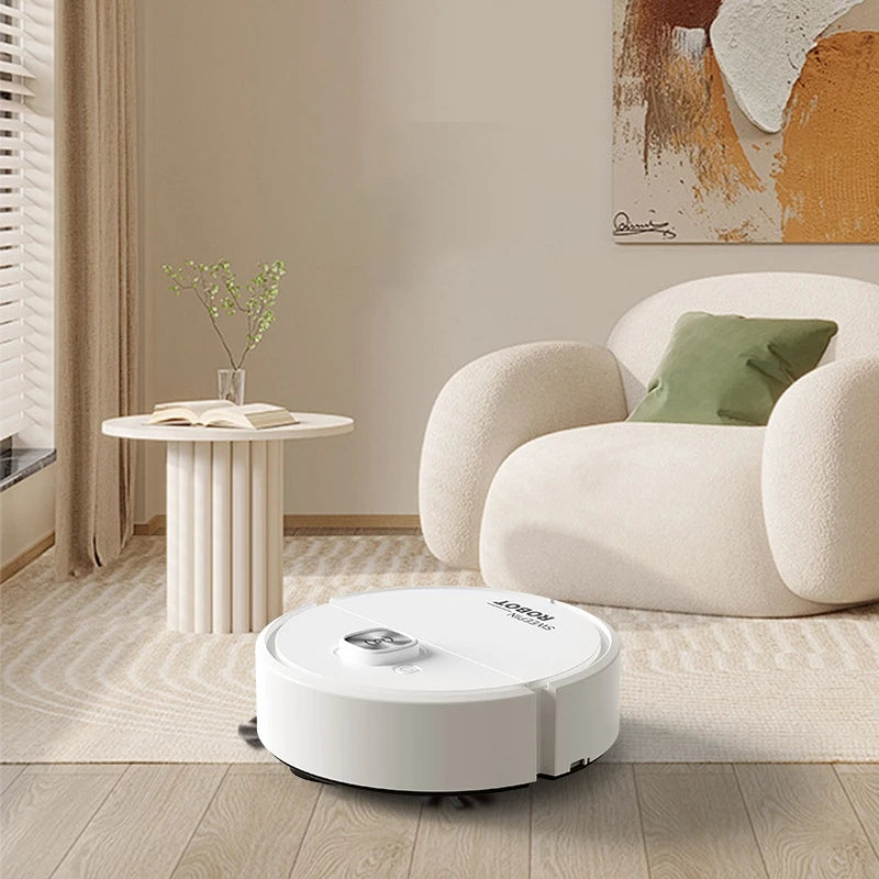 Mini aspirateur robot aspirateur 3-en-1 Balayage intelligent de la poussière de ménage par le robot balayeur pour tapis de sol à domicile
