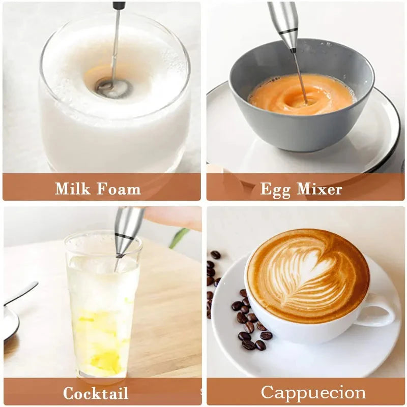 Mousseurs à lait électriques portables mélangeur à main USB Mini cafetière fouet mélangeur Cappuccino crème batteur à oeufs mélangeur alimentaire