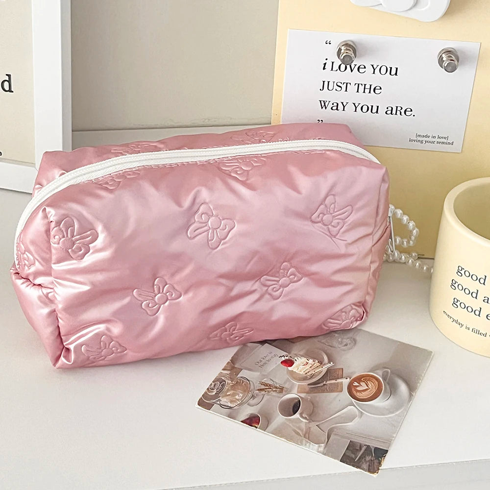 Sac grande capacité, maquillage imperméable, sac à main, voyage, femme, produits cosmétiques, articles de toilette, pochette, élégante fermeture éclair carrée pour femmes