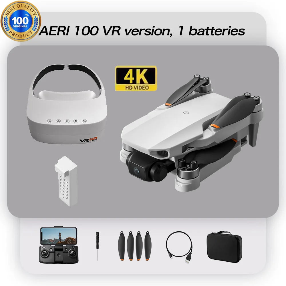 VR Lunettes Télécommande Fold Photographie aérienne Quadcopter Avion Jouets Nouveau