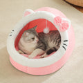 Maison de chat mignonne et douce, lit super pour chat, sommeil chaud et profond, confort, lit pour chat, animaux de compagnie, tente, nid confortable dans la grotte, petit tapis pour chien, sac