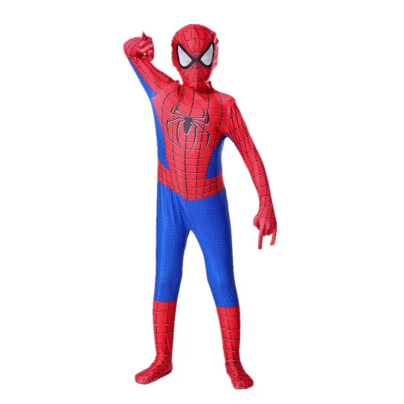 Déguisement de super-héros SPIDERMAN araignée pour enfants, jeu d’anime, dessin animé, jeu de rôle, masque, fête d’Halloween, jouer, costume, cadeau pour enfants