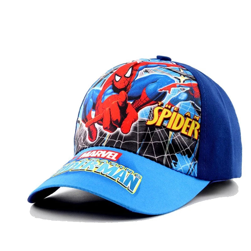 1 casquette de baseball de dessin animé SPIDERMAN PC, figurines d’action Spider Man, chapeau super-héros, fournitures de fête, jouet cadeau
