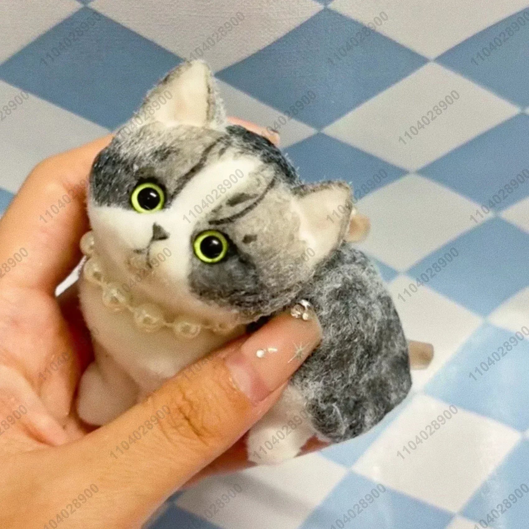 COLLECTION LIMITÉ Chaton Kitty fait main : Taba, chaton moelleux en silicone, chat doux,  jouet pour se détendre et évacuer le stress