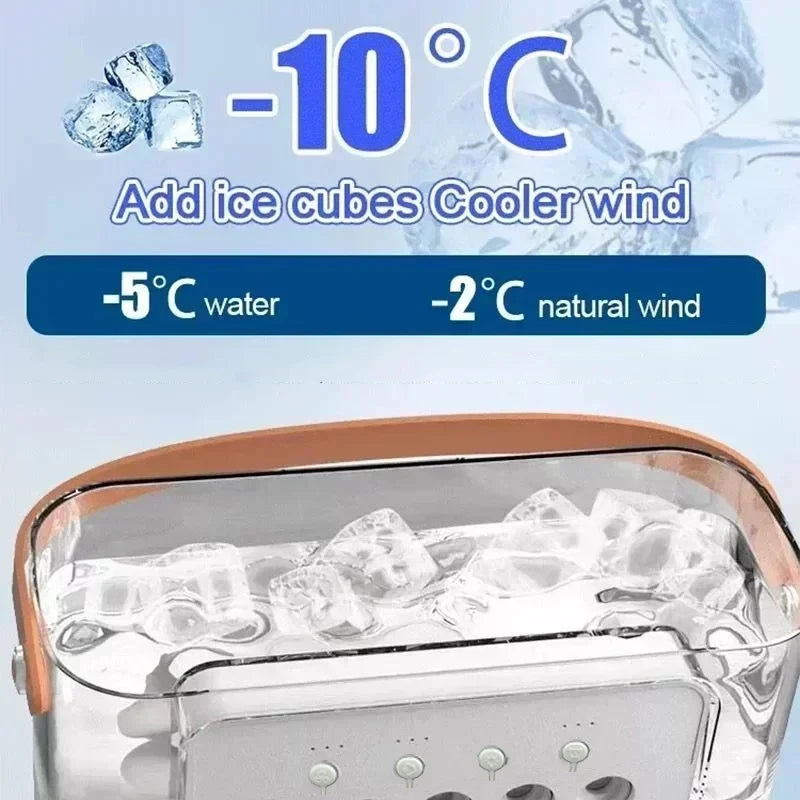 Nouveau 3 en 1 Ventilateur AIr Climatiseur Domestique Mini Refroidisseur d’air LED Veilleuse Humidificateur portable Réglage de l’air Ventilateur Bureau Home Fan