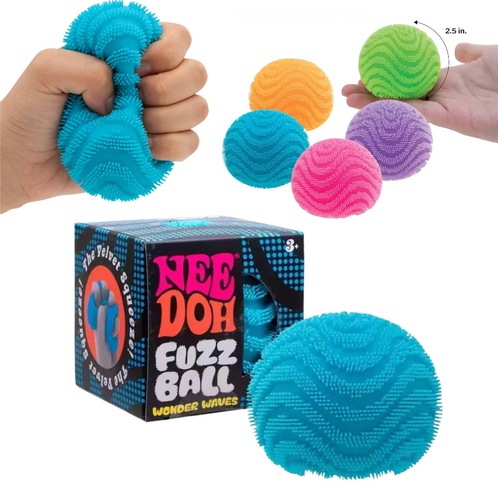 Fuzz Balle Squishy Stress Relief Ball Maltose Texture Sensoriel Fidget Toy Cute Easter Basket Stuffers Aesthetic Desk Decor