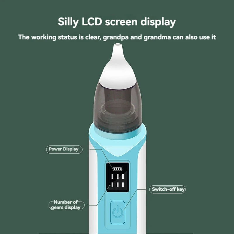 2026 Nouveau modèle d’aspirateur nasal électrique pour bébé pour la version de charge néonatale, outil d’aspiration pour prévenir la congestion nasale