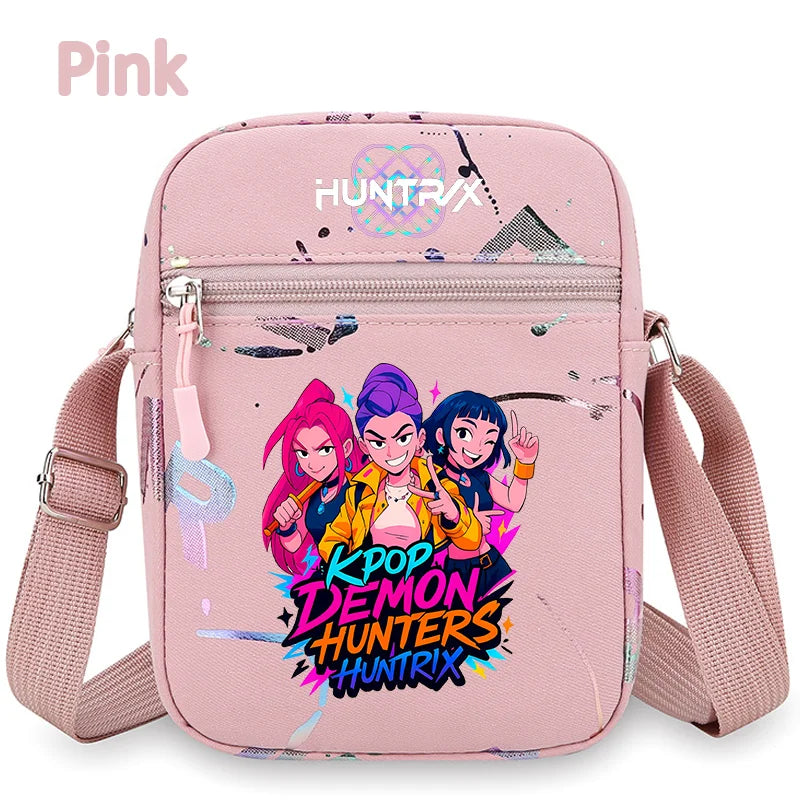 Le portefeuille Kpop, la ceinture K Pop Warriors, la pochette, le sac à bandoulière, le daypack, le sac à bonbons, les épaules, les chasseurs de monstres, le groupe de filles