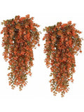 Plantes artificielles suspendues, faux feuillage d’eucalyptus, feuilles de vigne, plantes en plastique extérieures résistantes aux UV pour la décoration de mariage à la maison