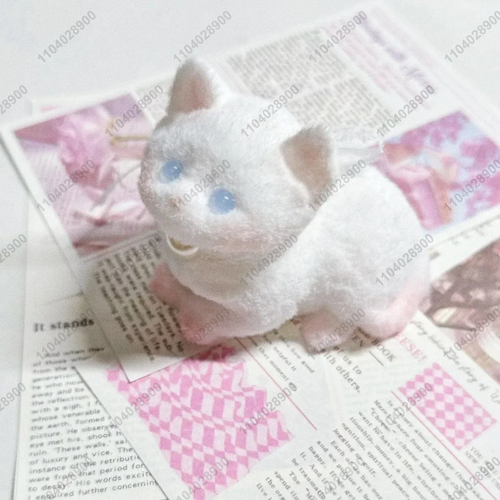 COLLECTION LIMITÉ Chaton Kitty fait main : Taba, chaton moelleux en silicone, chat doux,  jouet pour se détendre et évacuer le stress