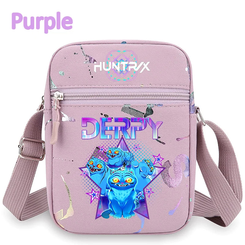 Le portefeuille Kpop, la ceinture K Pop Warriors, la pochette, le sac à bandoulière, le daypack, le sac à bonbons, les épaules, les chasseurs de monstres, le groupe de filles