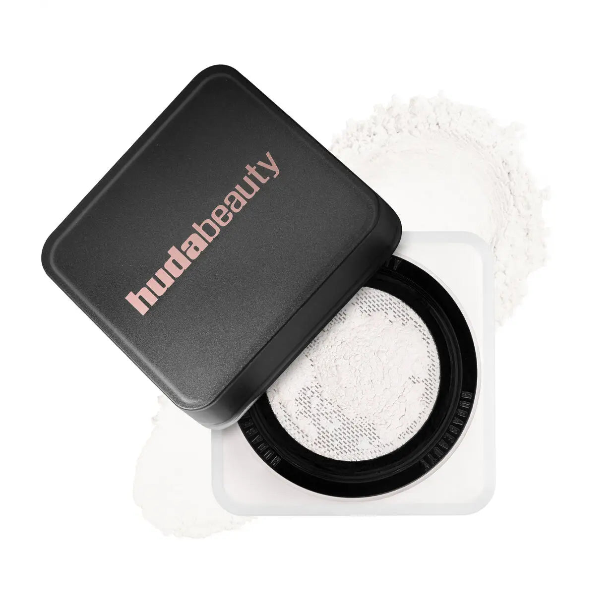 Huda Beauty, poudre délicate à prendre en charge, longue tenue, sans perte de maquillage, contrôle de l’huile, blocage de l’humidité, création d’un maquillage à base zéro pore