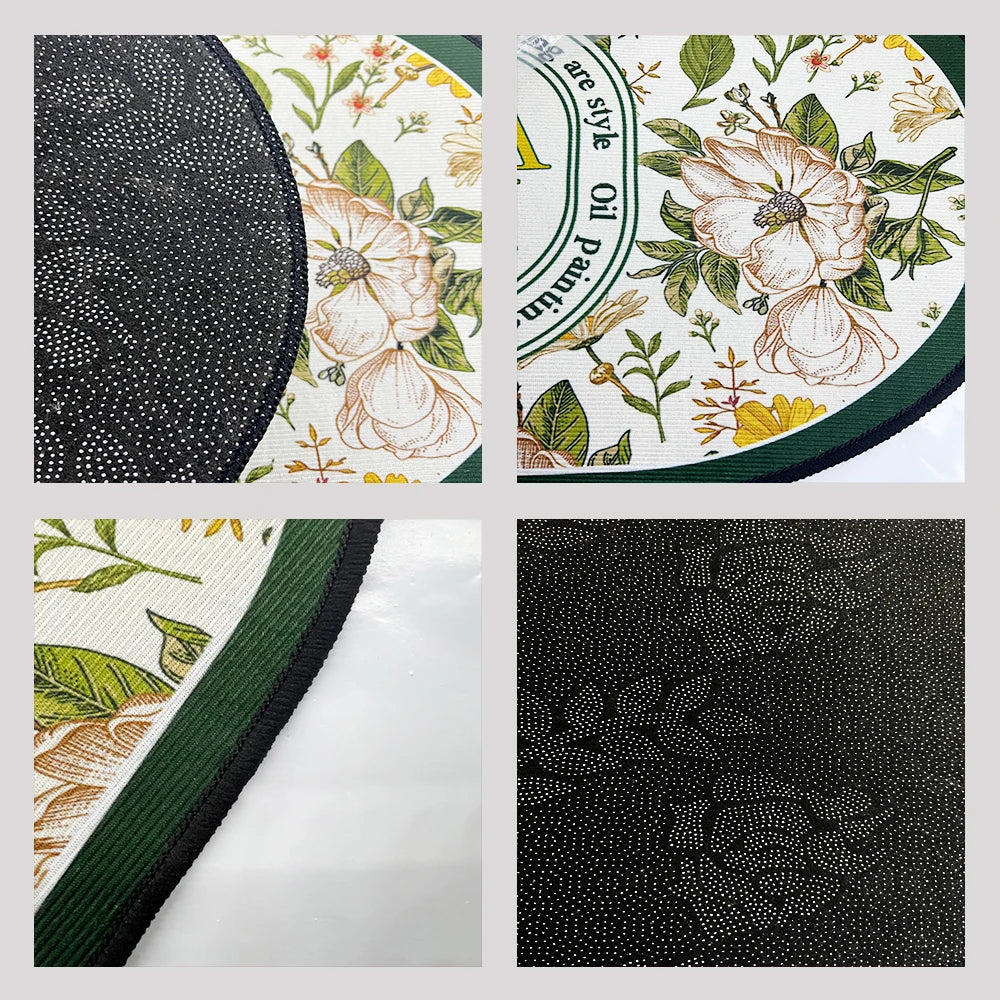 Tapis de cuisine antidérapant, longs tapis en velours de cristal pour le salon, tapis de pied absorbants, paillasson de chambre, paillasson transparent, petits tapis