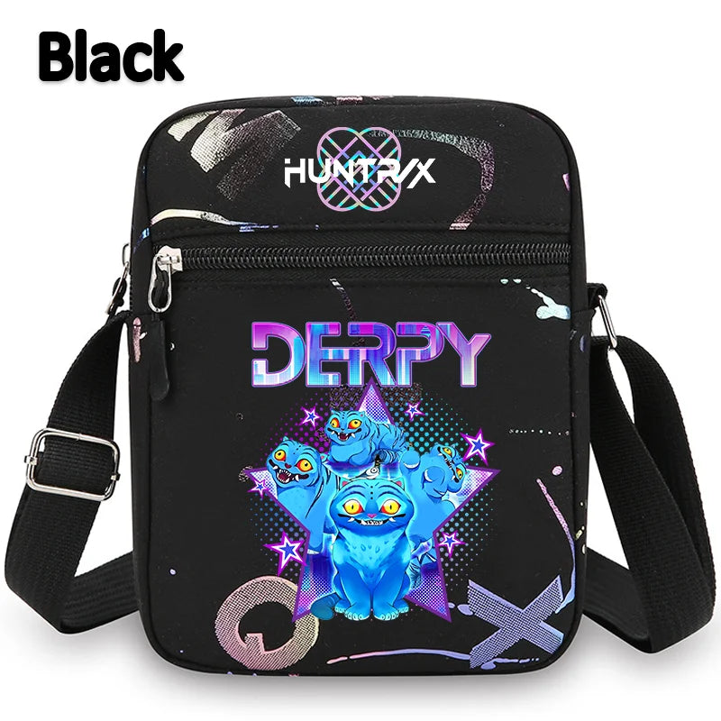 Le portefeuille Kpop, la ceinture K Pop Warriors, la pochette, le sac à bandoulière, le daypack, le sac à bonbons, les épaules, les chasseurs de monstres, le groupe de filles