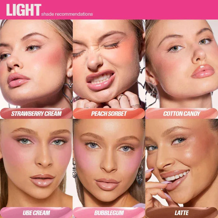Mode Beauté Blush Filtre Soft Glow Liquide Blush Brillant à lèvres Gloss Fard à lèvres Barbe à papa Bubblegum Correcteur Cosmétiques