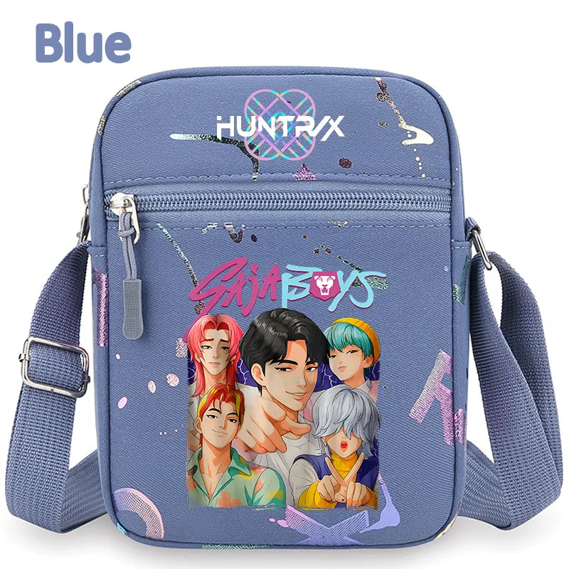 Le portefeuille Kpop, la ceinture K Pop Warriors, la pochette, le sac à bandoulière, le daypack, le sac à bonbons, les épaules, les chasseurs de monstres, le groupe de filles