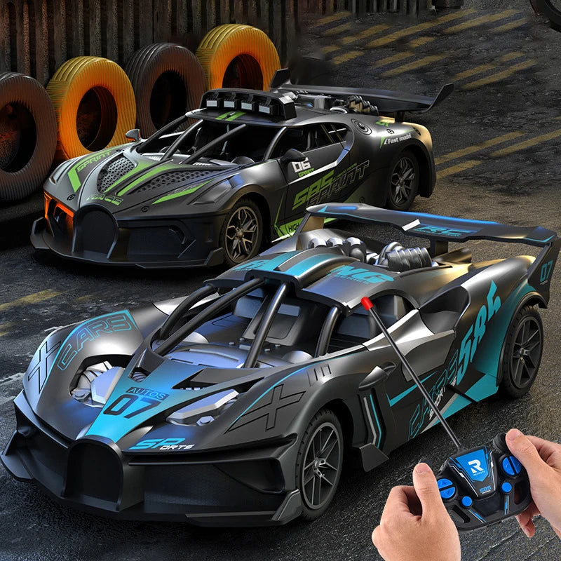 Voiture RC 4Ch à grande vitesse, télécommande, drift, voiture de course, voiture électrique, voiture de sport, véhicule jouet, modèle, jouets pour garçons, enfants, cadeau d’anniversaire