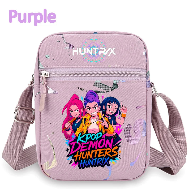 Le portefeuille Kpop, la ceinture K Pop Warriors, la pochette, le sac à bandoulière, le daypack, le sac à bonbons, les épaules, les chasseurs de monstres, le groupe de filles