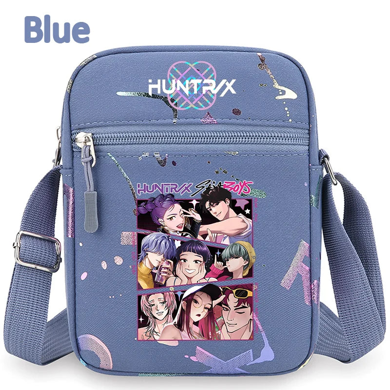Le portefeuille Kpop, la ceinture K Pop Warriors, la pochette, le sac à bandoulière, le daypack, le sac à bonbons, les épaules, les chasseurs de monstres, le groupe de filles
