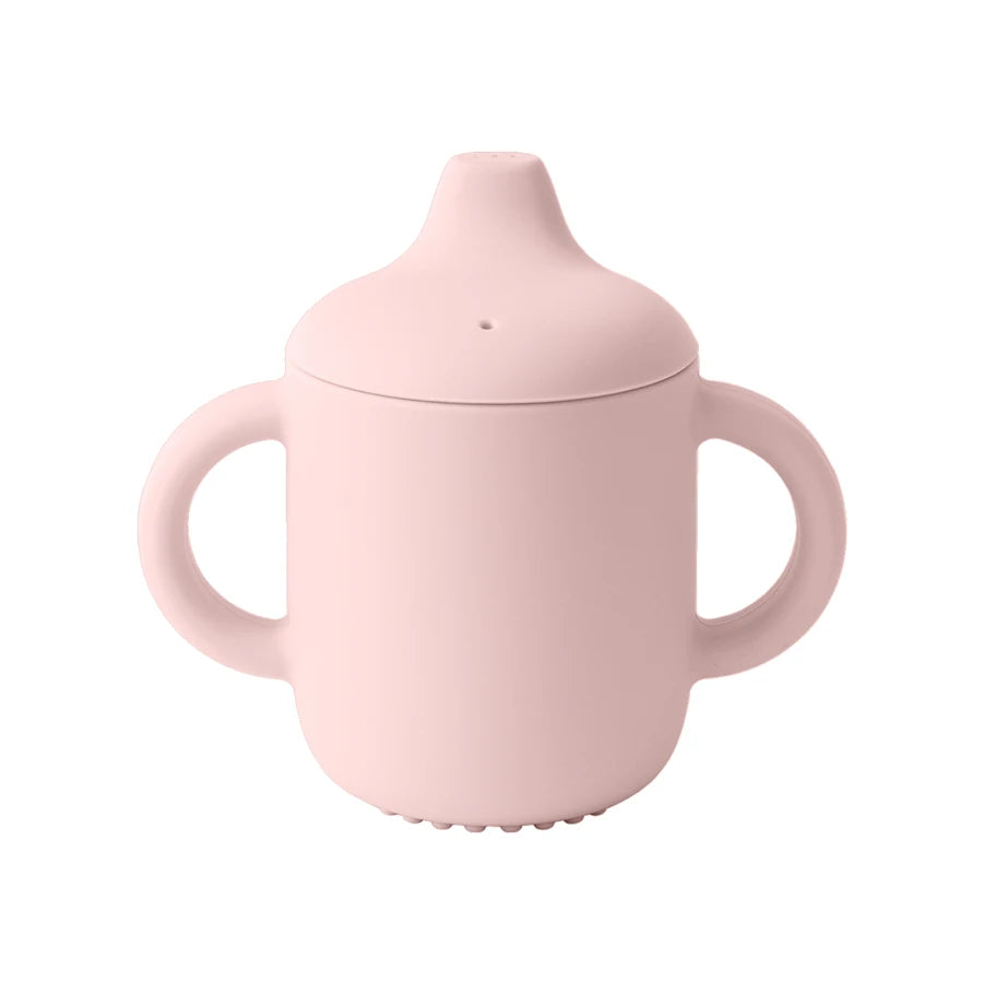 1PCS Gobelets en silicone pour l’alimentation des bébés, pour nourrissons et jeunes enfants, gobelets d’apprentissage portatifs, manche à main, gobelets d’eau potable, articles pour bébés