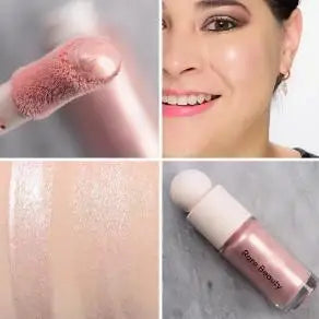 Rare Beauty Powder Blush Highlight Stick Highlighter Mirror Long-Lasting Glowing Face Makeup Set for Natural Radiant Finish