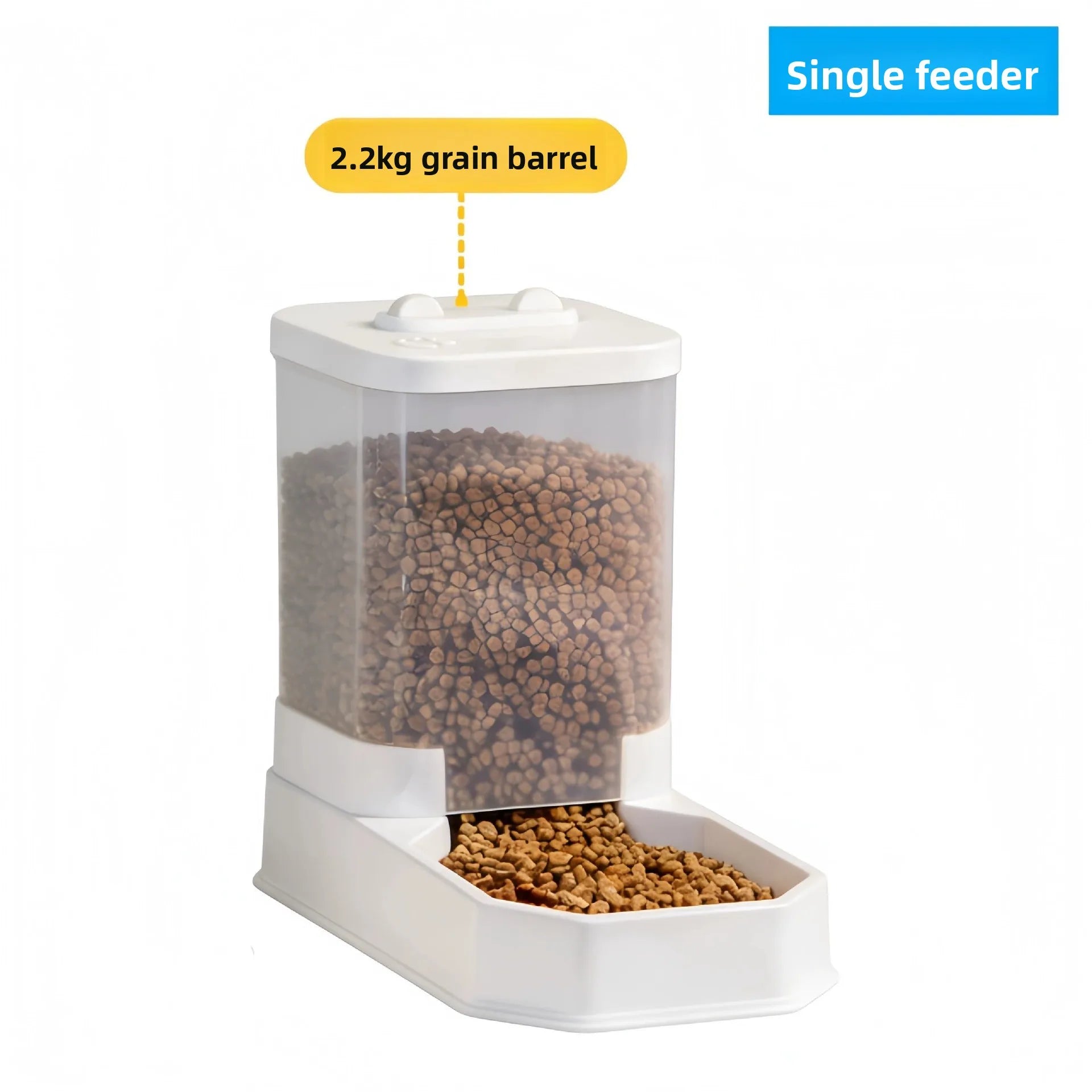 4L Set d’alimentation et d’abreuvoir automatiques pour chats de grande capacité | Distributeur de nourriture pour animaux de compagnie par gravité pour chats et chiens | Sans BPA et sans danger électrique